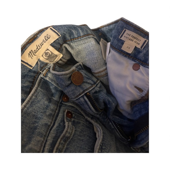 Madewell Women's Straight Leg Blue Jeans Size 26 - Picture 5 of 6